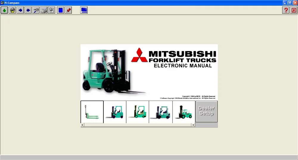 

Forklift Electronic Manual (N-Compass) For Mitsubishi