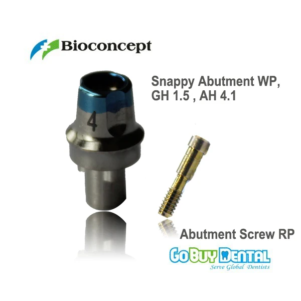 

Abutment WP gh1.5 мм ah4.1мм 435968, совместимый с нобелевским биокартом