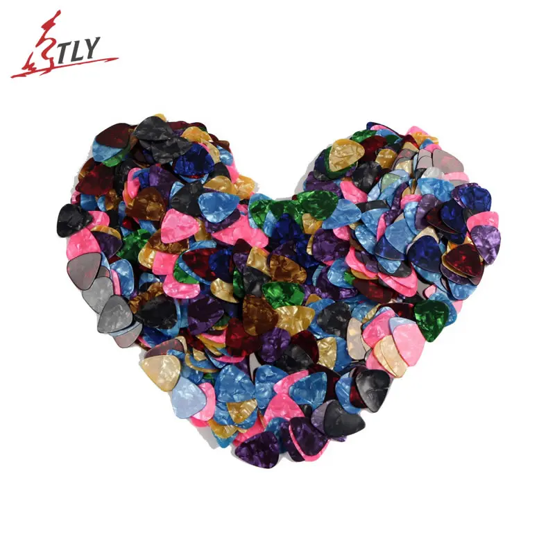 30Pcs/Lot Guitar Picks 0.46mm Celluloid Acoustic Electric Guitarra Plectrums guitar accessories