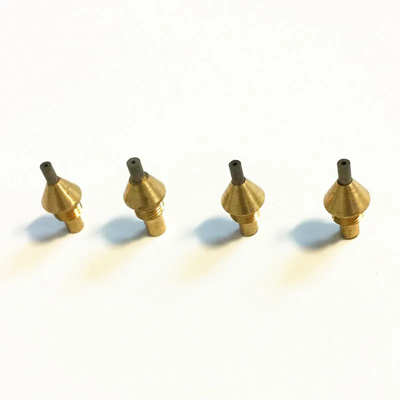 4pcs Dental Lab Sandblasting Machine Blaster Pen Tip Nozzle Brass Dental Lab Instruments