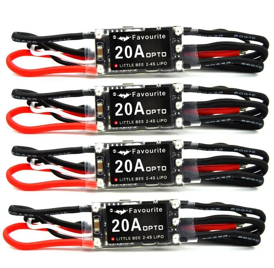 4x RS2205 2300KV Racing Edition Motor + 4x Littlebee 20A ESC QAV250 FPV EMAX