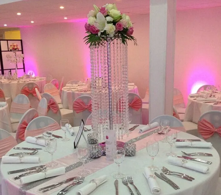 

New style acrylic crystal wedding centerpiece tall flower stand Table decor wedding supply Wedding decorations Hotel sonyu00022