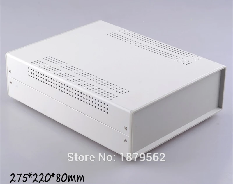 [2 colors] 275*220*80mm iron enclosure electronic project power supply box diy electrical junction control box [40007(W275)]