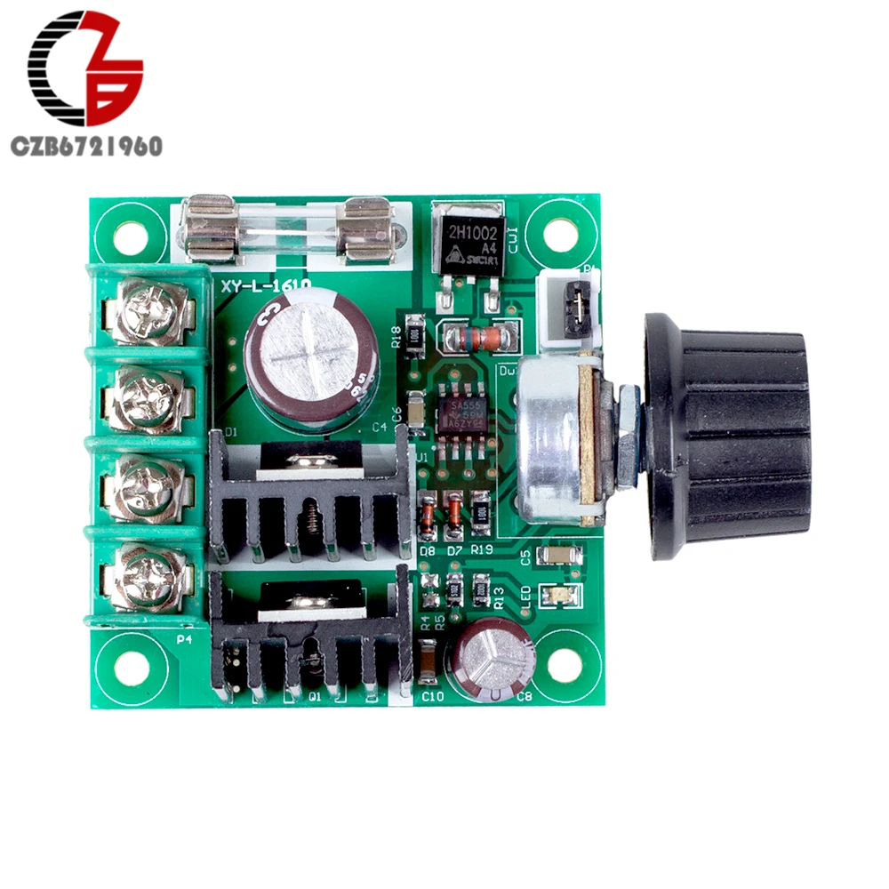 400W 10A Voltage Regulator DC 12V-40V PWM DC Motor Speed Controller Regulator Fan Speed Control Dimmer Switch Power Controller