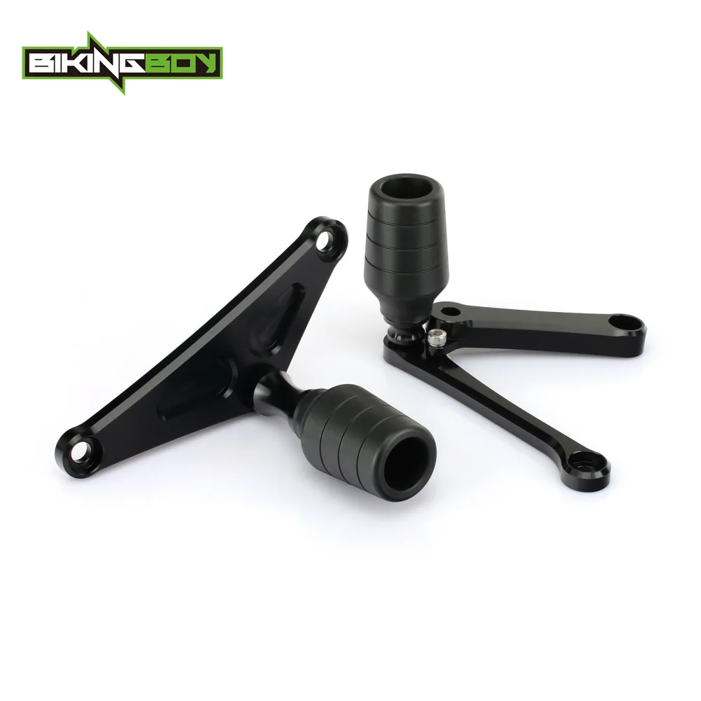 BIKINGBOY For Triumph Daytona 675 2013 2014 2015 2016 2017 2018 13 14 15 16 17 18 CNC Frame Sliders Crash Protector Pads