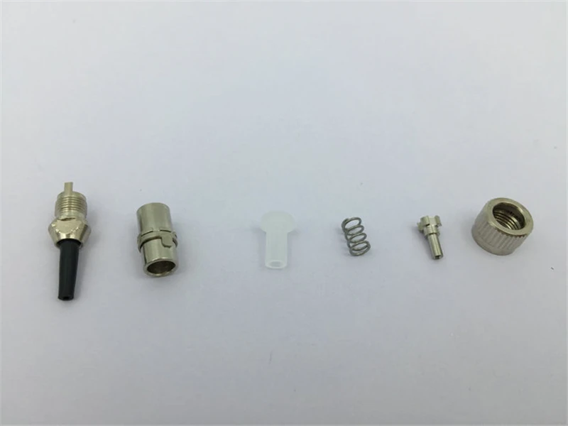 Kit de conectores de fibra FC de 1000mm, sin virola SM MM, tornillo interior, tapón ajustable, accesorios ópticos ajustables, 0,9 Uds.