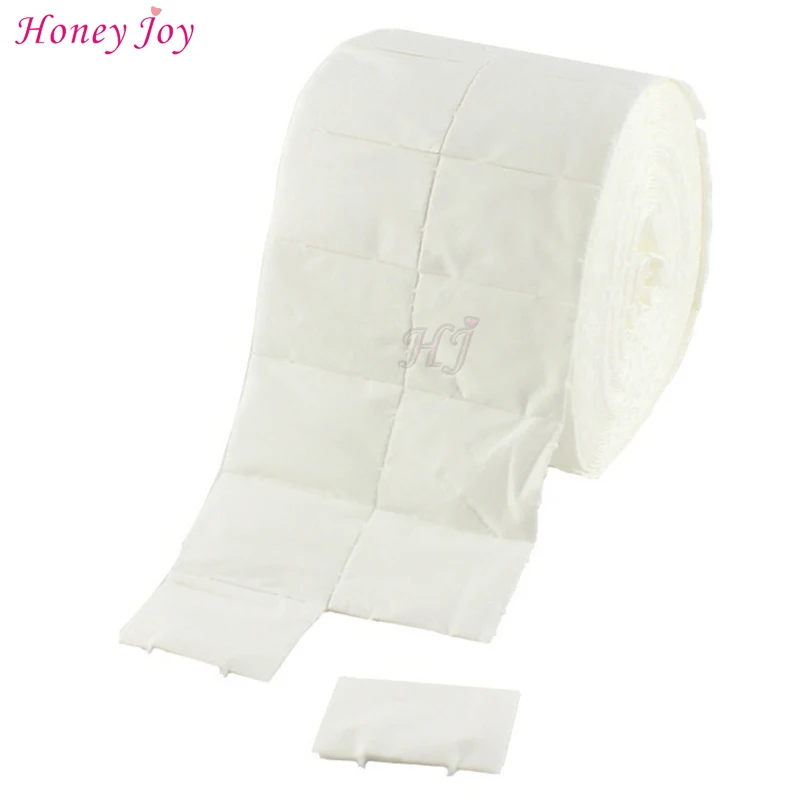 500Pcs/ม้วนเล็บทำความสะอาดผ้าเช็ดทำความสะอาดกระดาษภาษาโปลิชคำ Tips เล็บ Soak Off Gel Salon เล็บมือเล็บ Tool Art