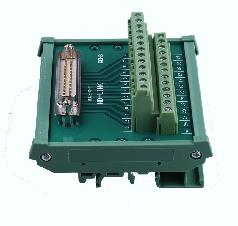 

1PCS/LOT YT381B Male female optional DB25 interface Terminal board Connection module Relay terminal panel Repeaters