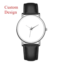 B-0000 Sublimation Watch Make Your Own Design Watch Women Genuine Leather Blank Sublimation Watches OEM