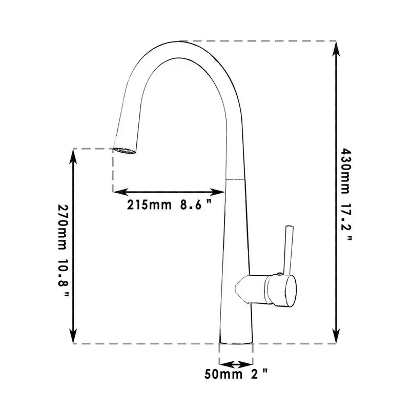 Polished Chrome Kitchen Faucet Swivel 360 Deck Mounted Single Hole Water Mixer Tap Cozinha Torneira