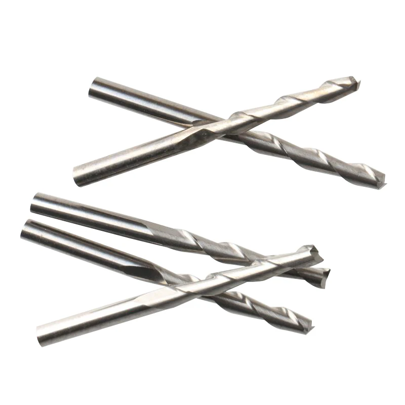 

5pcs Shank 6mm x25mm Two Flutes End Mill Cutters, Spiral Router Bits, Solid Carbide End Mill, Wood Tool Bits From Factory