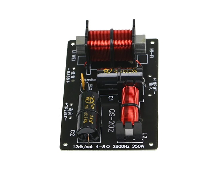 GHXAMP 350 watt 700 watt 2 Weg Crossover Audio Board Hochtöner Bass Lautsprecher Frequenz Teiler Für 4-8Ohm Lautsprecher Filter 2800 hz 2 stücke – Detail 9