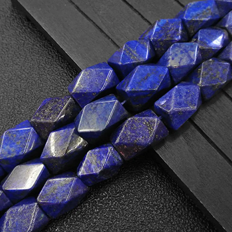 

Rectangle Cuboid Lapis Lazuli Beads Natural Stone Beads For Jewelry Making Beads Bracelets For Women 15'' Needlework DIY Beads