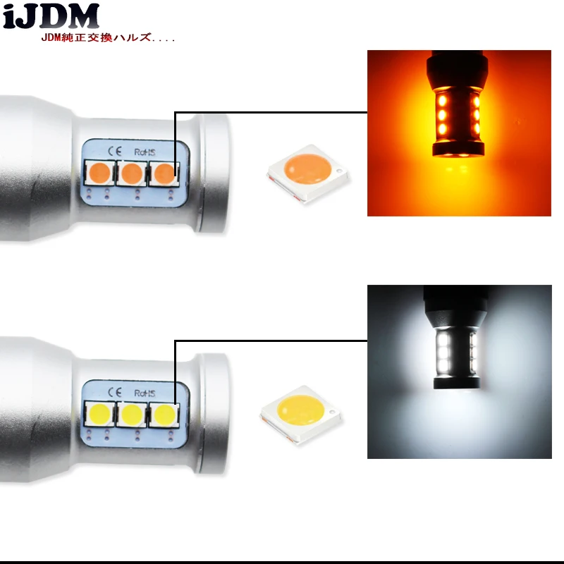 2PCS PY24W LED Bulbs For BMW E90/E92 3 Series,F10/F07 5 Series, E83/F25 X3 E70 X5 E71 X6 Z4 Front Turn Signal Lights