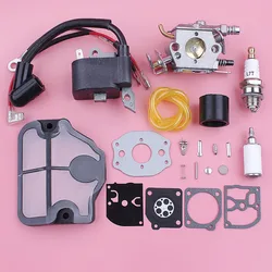Carburetor Ignition Coil Kit For Husqvarna 136 137 141 142 36 chainsaw Parts Zama Walbro Power Tool