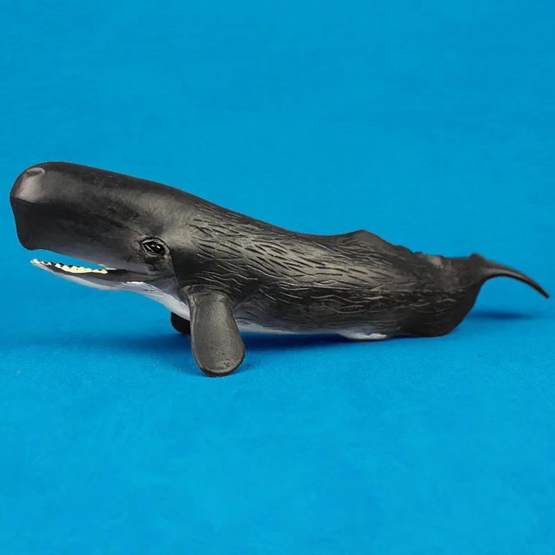 Sea Lifes Animals Cachalot Models Figures Figurines Toys Simulation Ornament Christmas Early Childhood Gift for Kids Sperm Whale