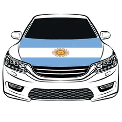 free shipping Argentina National   Car Hood Cover flag,Engine Flag,100% spandex,Four side projectile fabric,Car Bonnet Banner