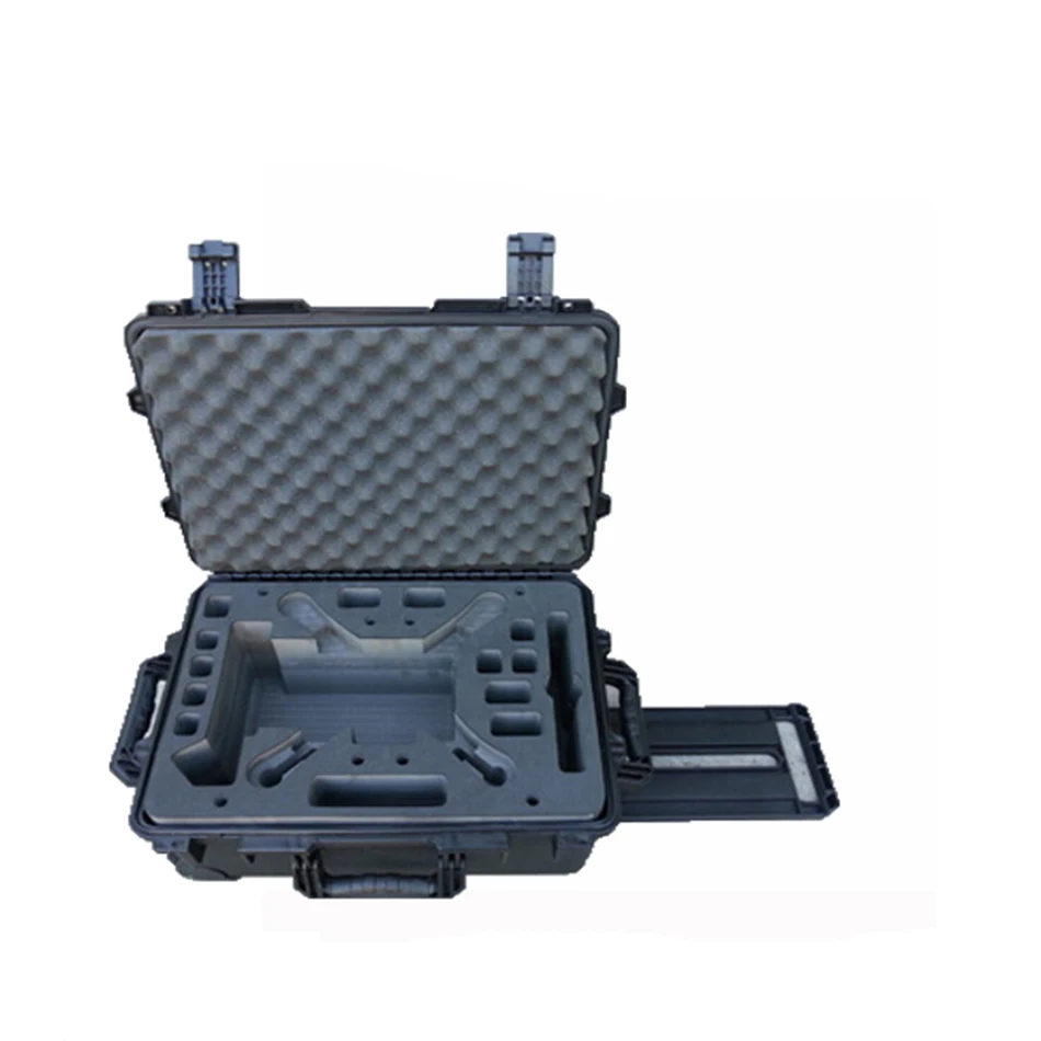 Tricases-caja de herramientas de plástico duro, resistente al agua IP67, a prueba de golpes, a prueba de polvo, M2620 con espuma EVA personalizada, color azul de fábrica