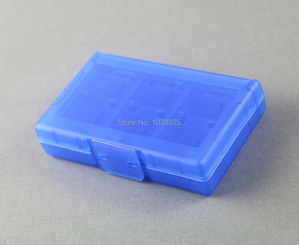 Nintendo switch用の12 2スロットのプラスチック製収納ボックス,ビデオゲームカード用の複数の保護ケース