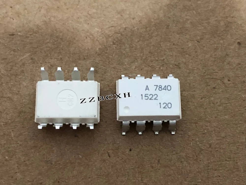 5PCS/LOT 100% New original  HCPL-7840-500E A7840 patch SOP8 light coupling optical coupling isolation amplifier