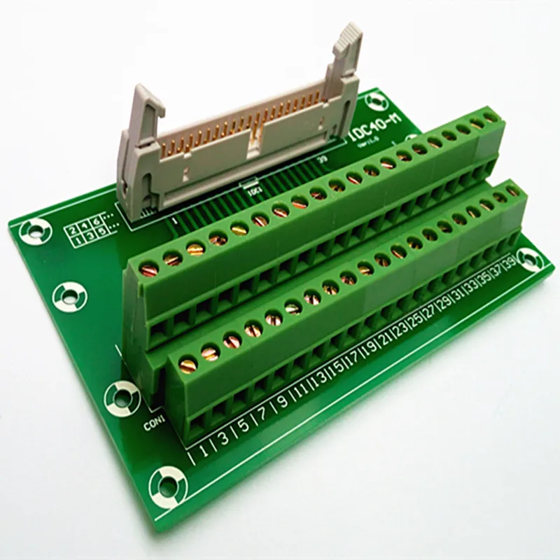 

IDC40 2x20 Pins 0.1" Male Header Breakout Board, Terminal Block, Connector.