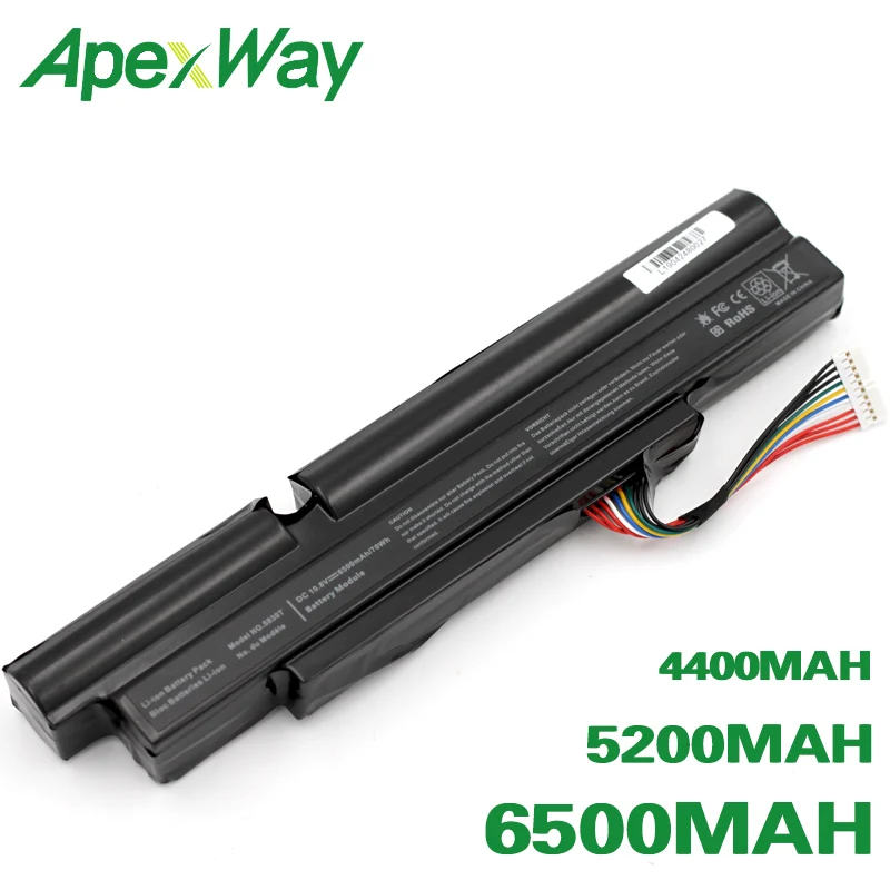 ApexWay battery  for Acer Aspire TimelineX 3830T 4830T 5830T 3830TG 4830TG 5830TG 3INR18/65-2 AS11A3E AS11A5E