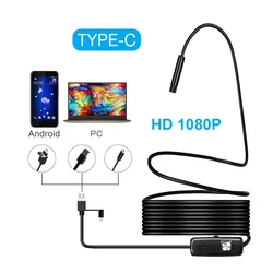 1M 2M 5M 3.5M 1080P HD USB Android Endoscope Camera 8mm USB  Borescope Tube Snake Mini Camera Micro Camera 8 leds For Android PC