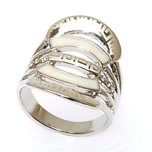 High Quality Plated Laser Engraving Rings Wholesale Price Fashion Rings