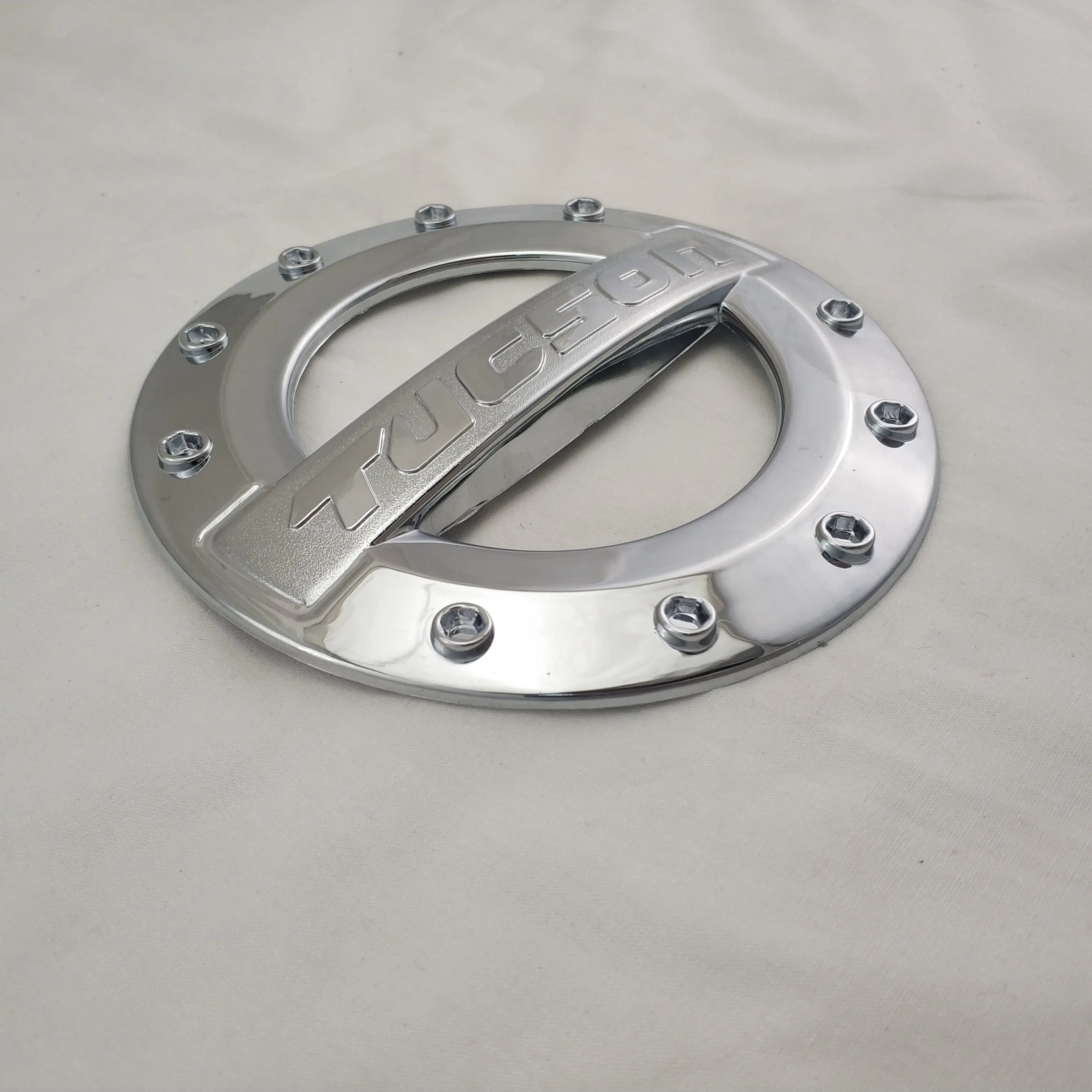 Cubierta para tanque de combustible de coche, accesorio cromado ABS para Hyundai Tucson 2004, 2005, 2006, 2007, 2008, 2009, 1 piezas