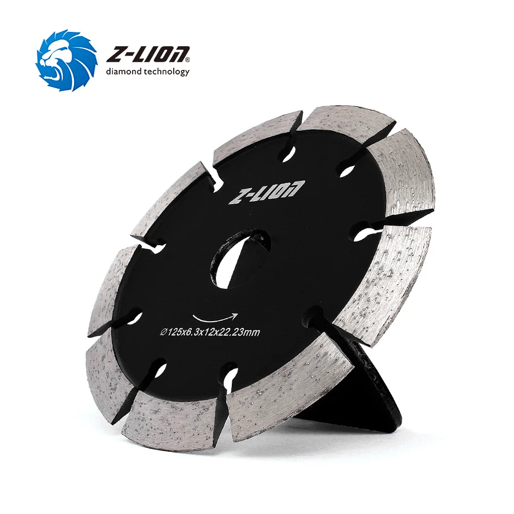 Z-LION-disco de sierra Circular con punta de diamante para pared, herramienta Rozadora, grietas, hormigón, mármol, 5\