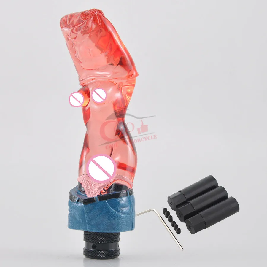 Universal Sexy Gril style Car Manual Transmission Gear Shift Knob Gear Shift Knob Lever Shifter Gear Stick