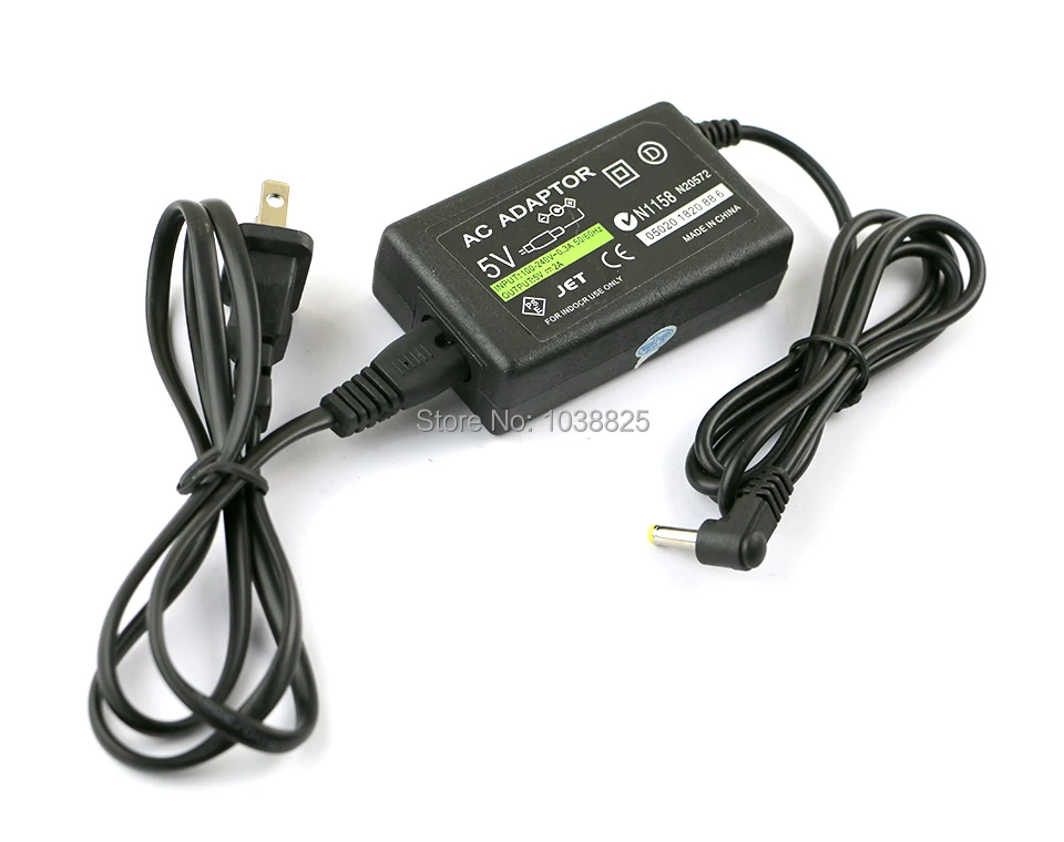 20pcs EU/US Plug 5V Home Wall Charger Power Supply AC Adapter for PlayStation Portable PSP 1000 2000 3000 Charging Cable Cord