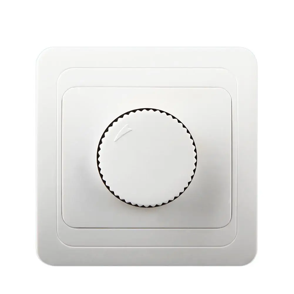 Interruptor Dimmer Controlador Ajustável para Lâmpada Regulável, Escondido Estilo Europeu, Novo, 110V, 220V