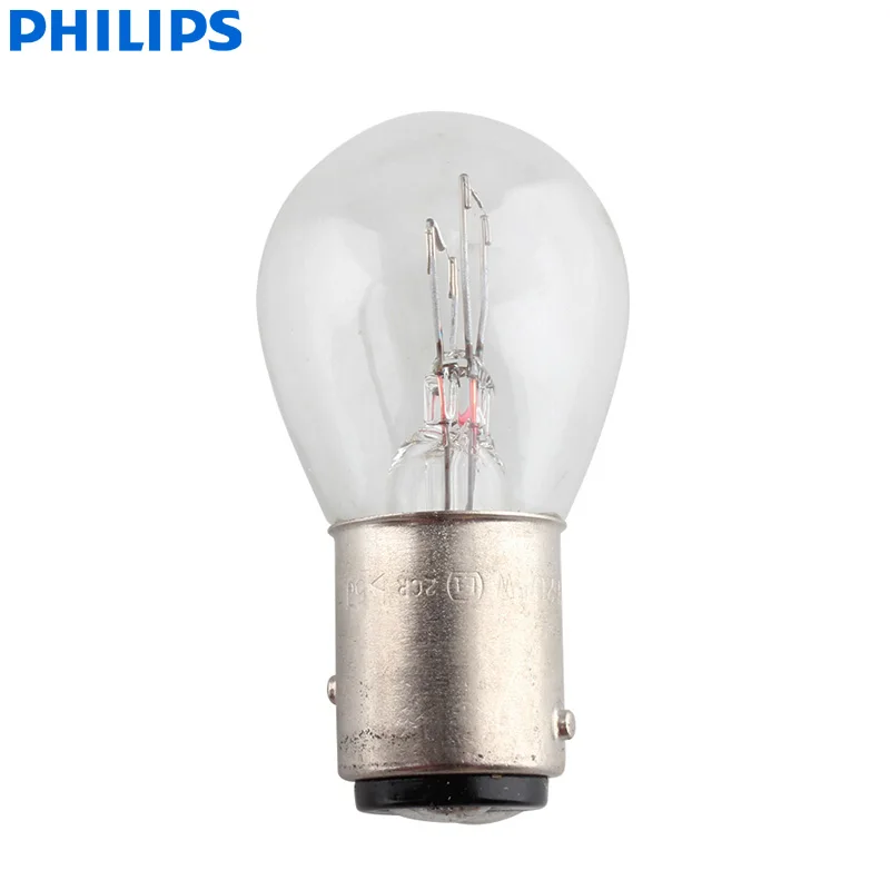 Philips Vision P21/5W S25 12499CP BAY15d Standard Original Turan Signal Lamps Indicator Light Stop Light Wholesale 10pcs