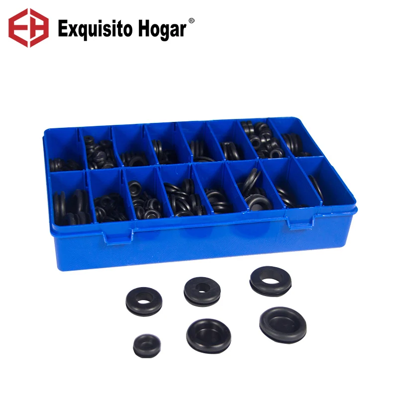

250pc Sealing Single Side Ring Protection Sleeve Guard Hole Ring Protection Coil Outlet Ring Waterproof Finishing Box