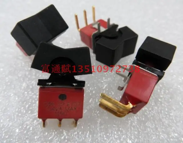 For C & K E101 Toggle switch 0.4VA Bend leg 3-pin One-side-side rocker switch