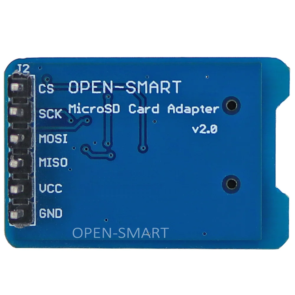 وحدة بطاقة Micro SD TF قارئ بطاقات لوح مهايئ SPI واجهة 3.3 فولت/5 فولت متوافقة مع اردوينو