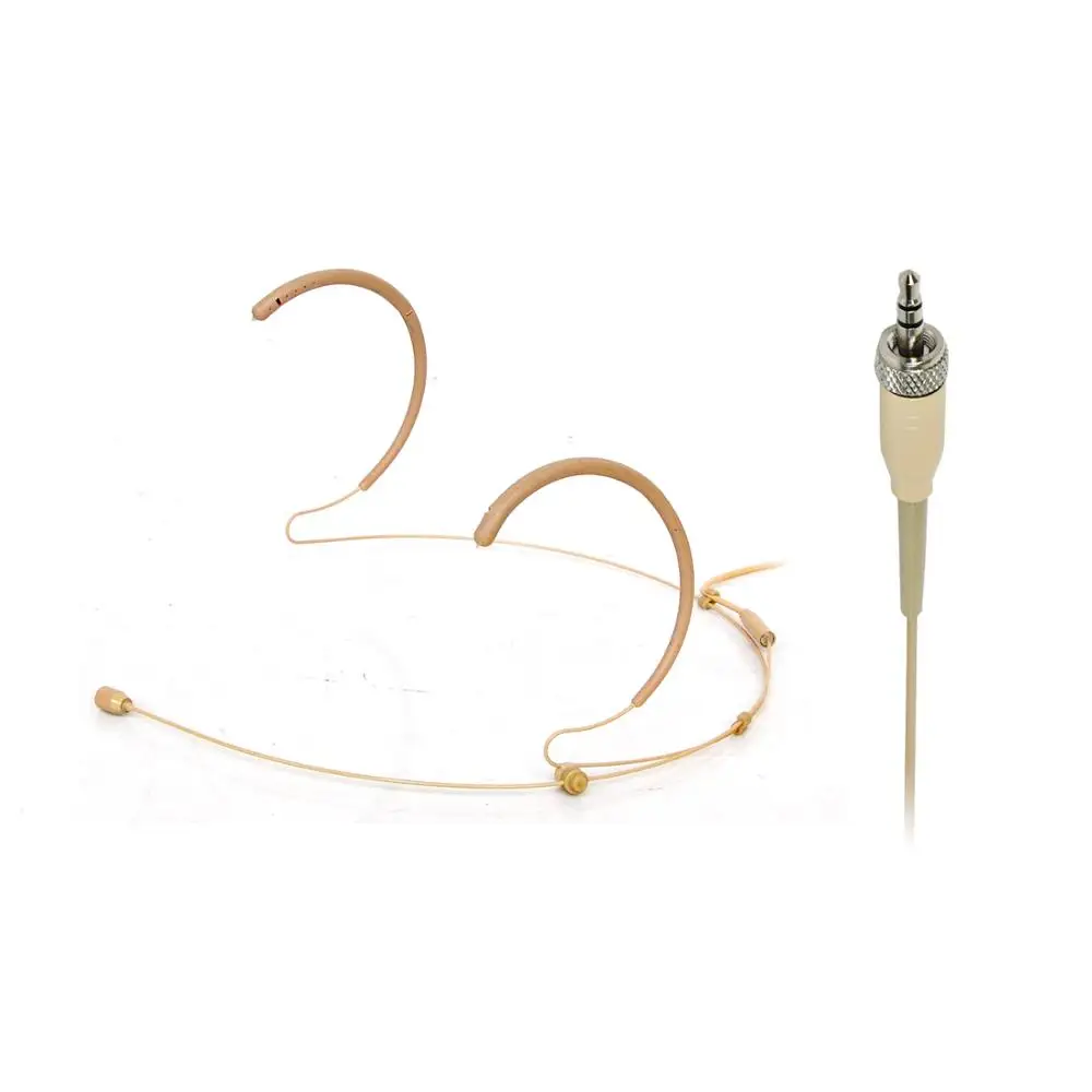 LOMEHO Model 3.5mm Plug (with nut) Mini Headset Microphone Omni Directional Electret Condenser Capsule Headworn Mic HM-25S2-L4