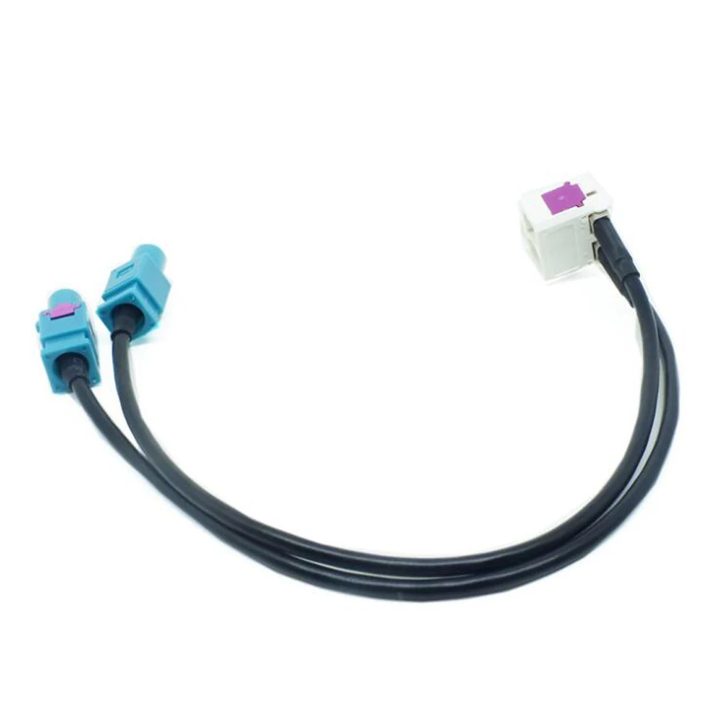 Radio Adaptor Antenna Audio Cable Two Female - 2 Fakra  Antenna Adaptor For vw for audi