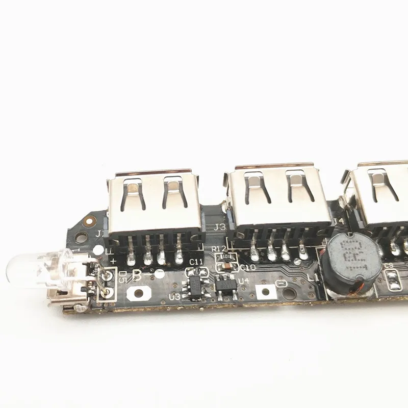 3 Usb 電源銀行 pcb の li イオン電池モジュール回路基板ブースト DIY 5v2. 1a 充電器ドロップシップ