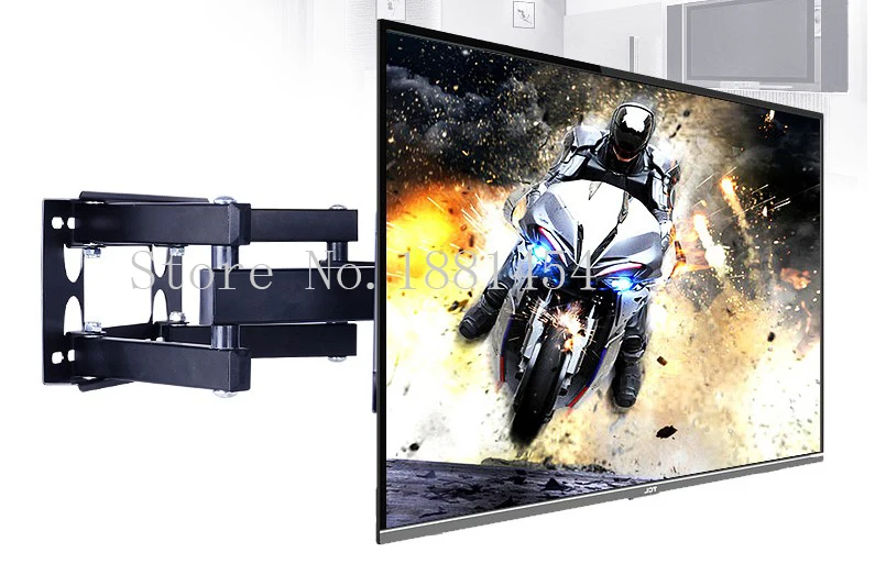 2019 LCD soporte de montaje en la pared soporte de pared brazo de montaje ajustable apto para 26 "-50" soporte máximo 40KG puede swing izquierda y derecha