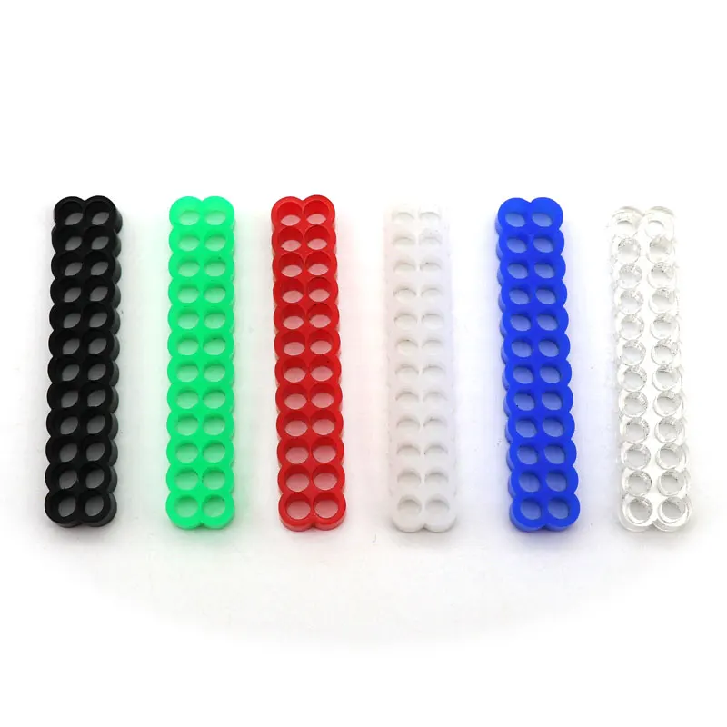 Angitu Round 24pin Acrylic Cable Combs For Motherboard 24pin extension Cable 50pcs/lot