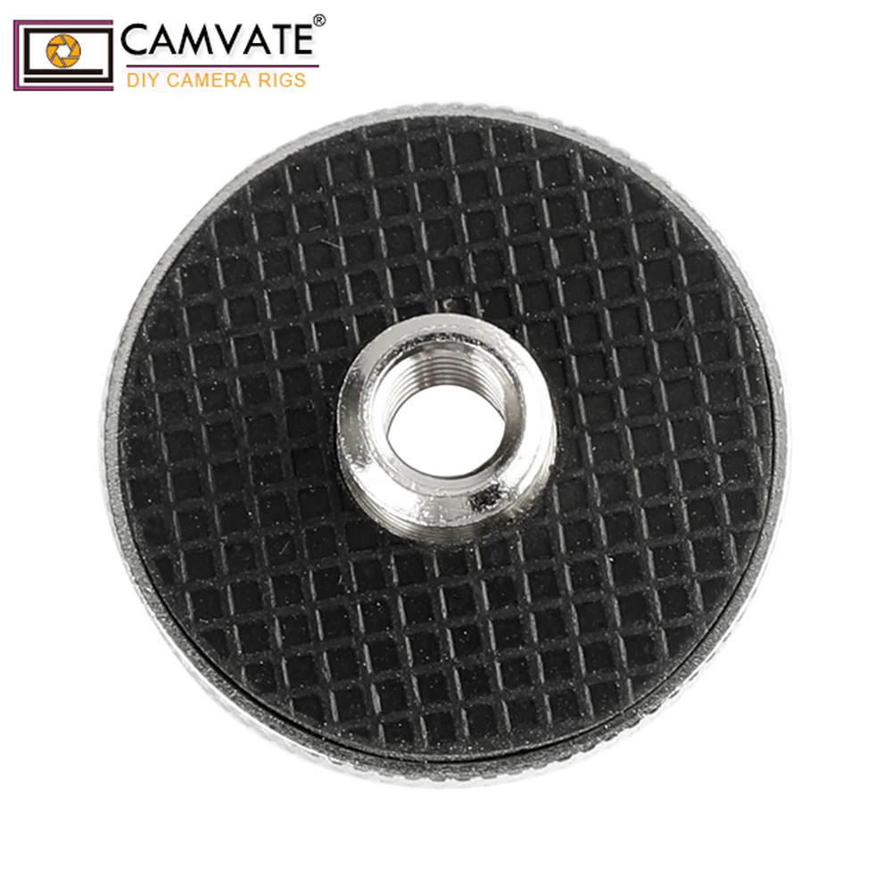 CAMVATE Standard 1/4" Female To 3/8" Male Screw Adapter With Rubber Washer For Tripod /Camera/ Quick Release Plate Mounting New