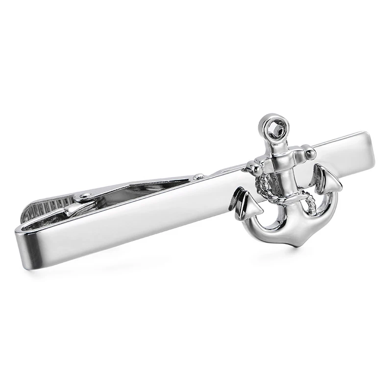 WN variety fashion style business suit tie clip Sax boat anchor high quality stainless steel tie clip