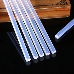 5pcs 7mmx100mm Glue Sticks Transparent Plastic For Hot Melt Gun Home Power Heat Pistol Repair Tool Jewelry Making Accessories