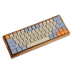 YMDK Blue Beige Orange Dye Sub 64 68 Minila Keyset Thick PBT OEM Profile Mac Keycap For Filco Minila YD60M XD64 GK64 Tada68