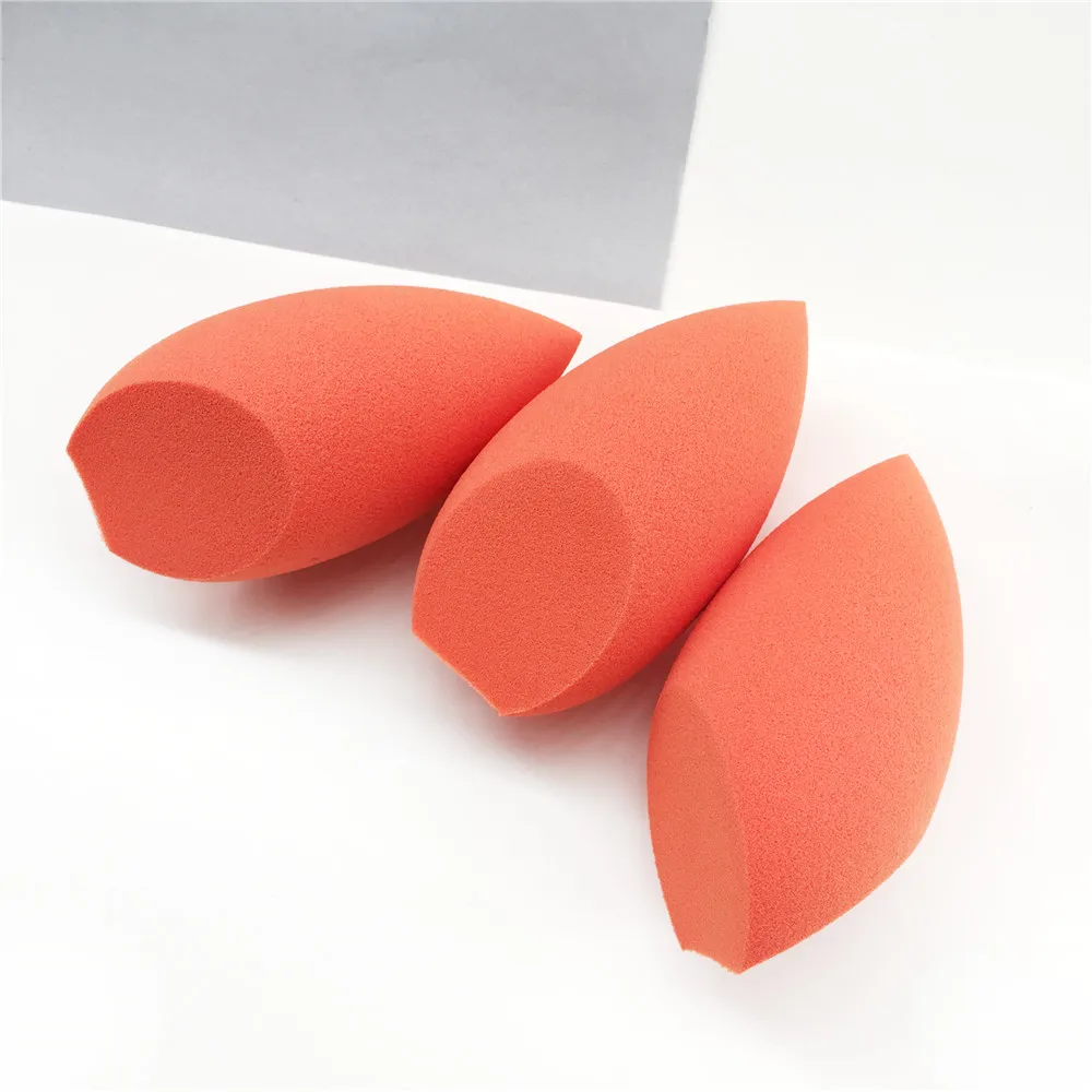 bdbeauty 3D Definer Beauty Makeup Blending Sponge - Pure Orange - Soft Cosmetic Applicator for Cream Liquid Foundation & Powders