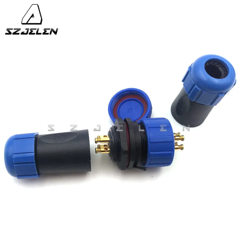 SP2110/SY2112, No Need To Weld, 4 Pins ,IP68,Waterproof Connector Plug And Socket ,LED Outdoor Waterproof C