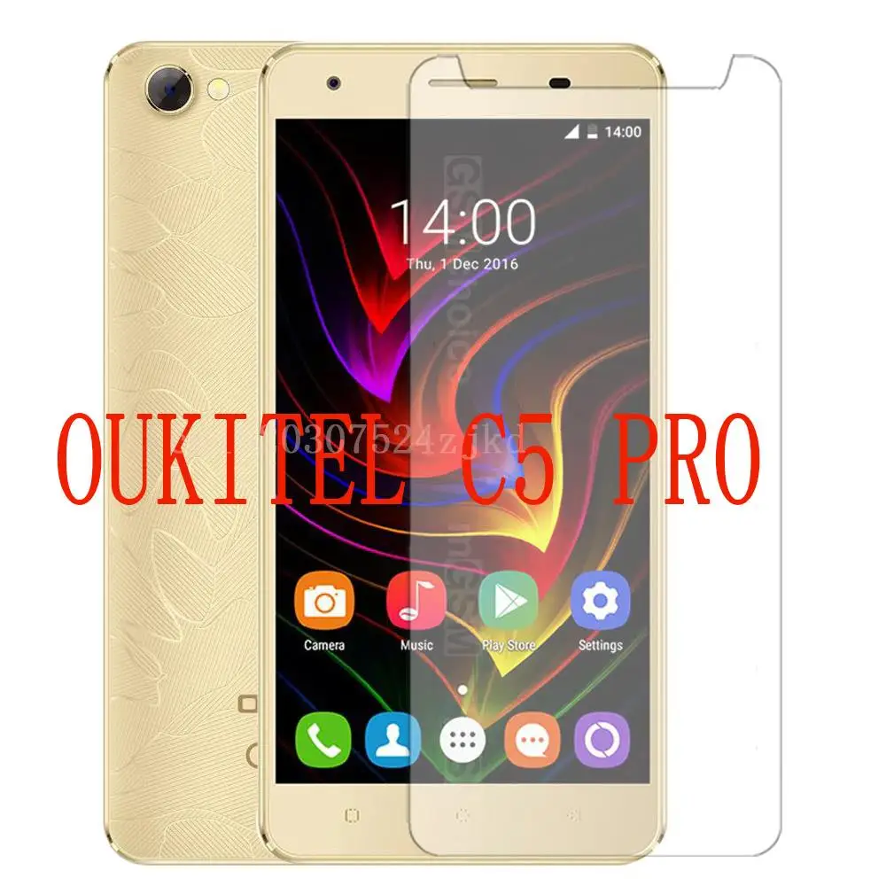 9H Tempered Glass For OUKITEL C5 PRO Smartphone 2.5D High Quality Screen Protector For OUKITEL C5 Protective Glass