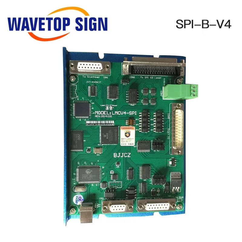 بطاقة التحكم بالليزر WaveTopSign JCZ SPI SPI SPI-B-V4 أو SPI-D-V4 + برنامج EZCAD V2 يستخدم لوحدة الليزر SPI G3/G4